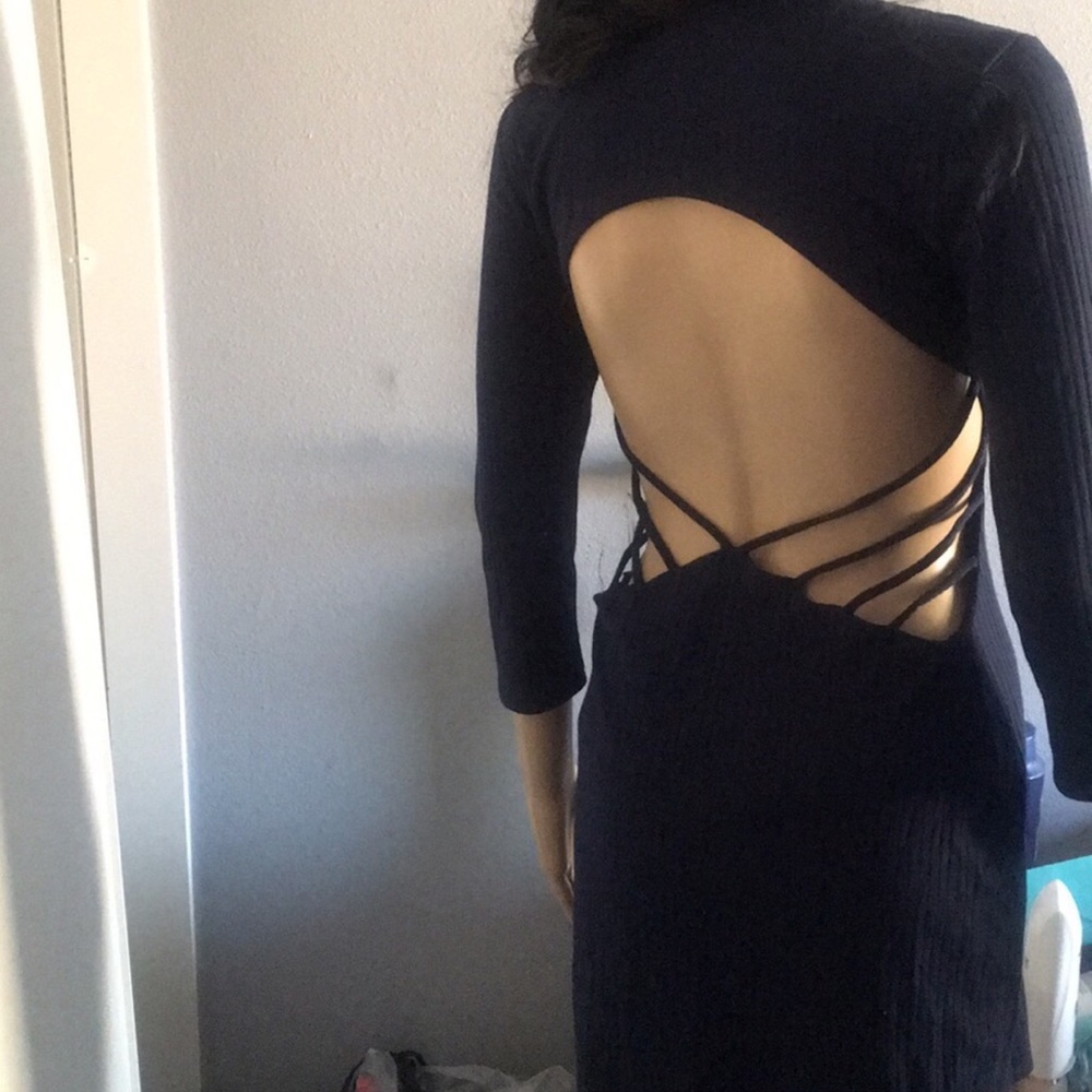 Navy Blue mini dress